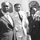 Ali meets with Kenyan president Daniel Arap Moi at the State House in Nairobi, Kenya in February 1980.